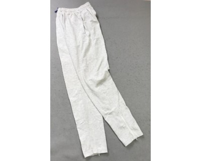  Womens Zip Leg Pants Silver Heather